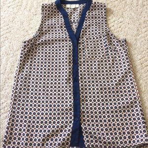 Patterned tank top blouse by Olive & Oak size S